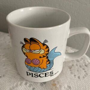 Vintage 1978 Garfield Pisces Mug